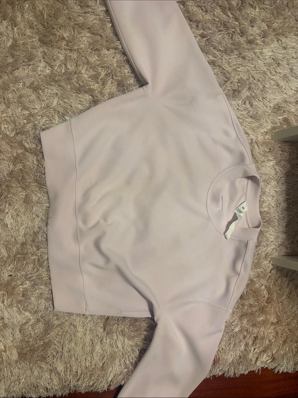 lululemon athletica Pale Lavender Crew Sweatshirt
